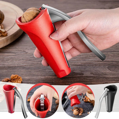 Ergonomic Nutcracker – Sturdy Walnut & Hazelnut Opener with Lever Mechanism