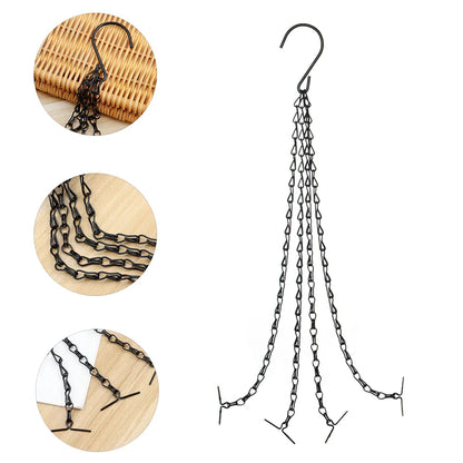 Durable Plant Hangers with Chains – Sturdy Suspension for Flower Pots and Garden Plants