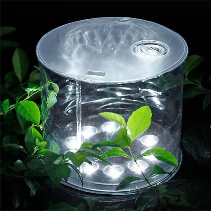 Solar-Powered LED Outdoor Lamp – Foldable Garden Light for Patios, Yards, and Gardens – Durable and Waterproof Lighting