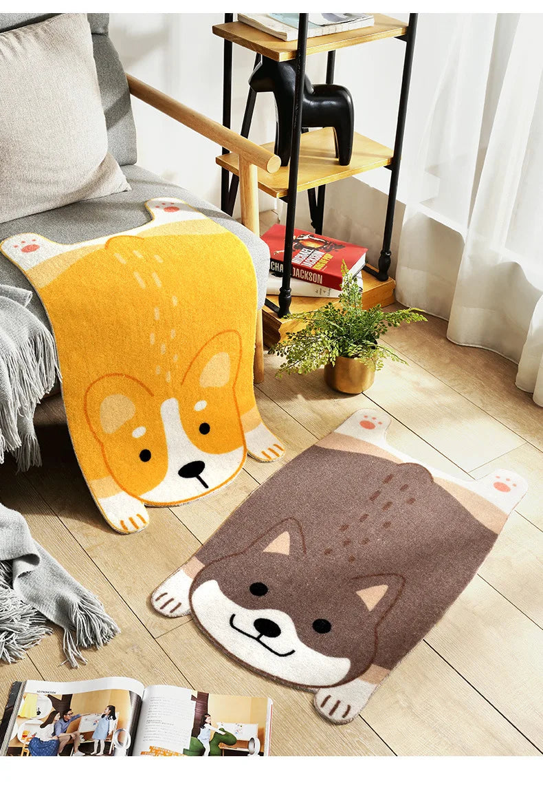 Cute Animal Non-Slip Mat – Pet Design For Kitchen, Bathroom, And Hallway