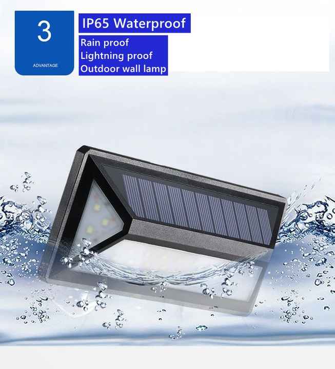Solar-Powered LED Outdoor Wall Light with Motion Sensor – Modern Waterproof Facade Lighting for Garden and Terrace