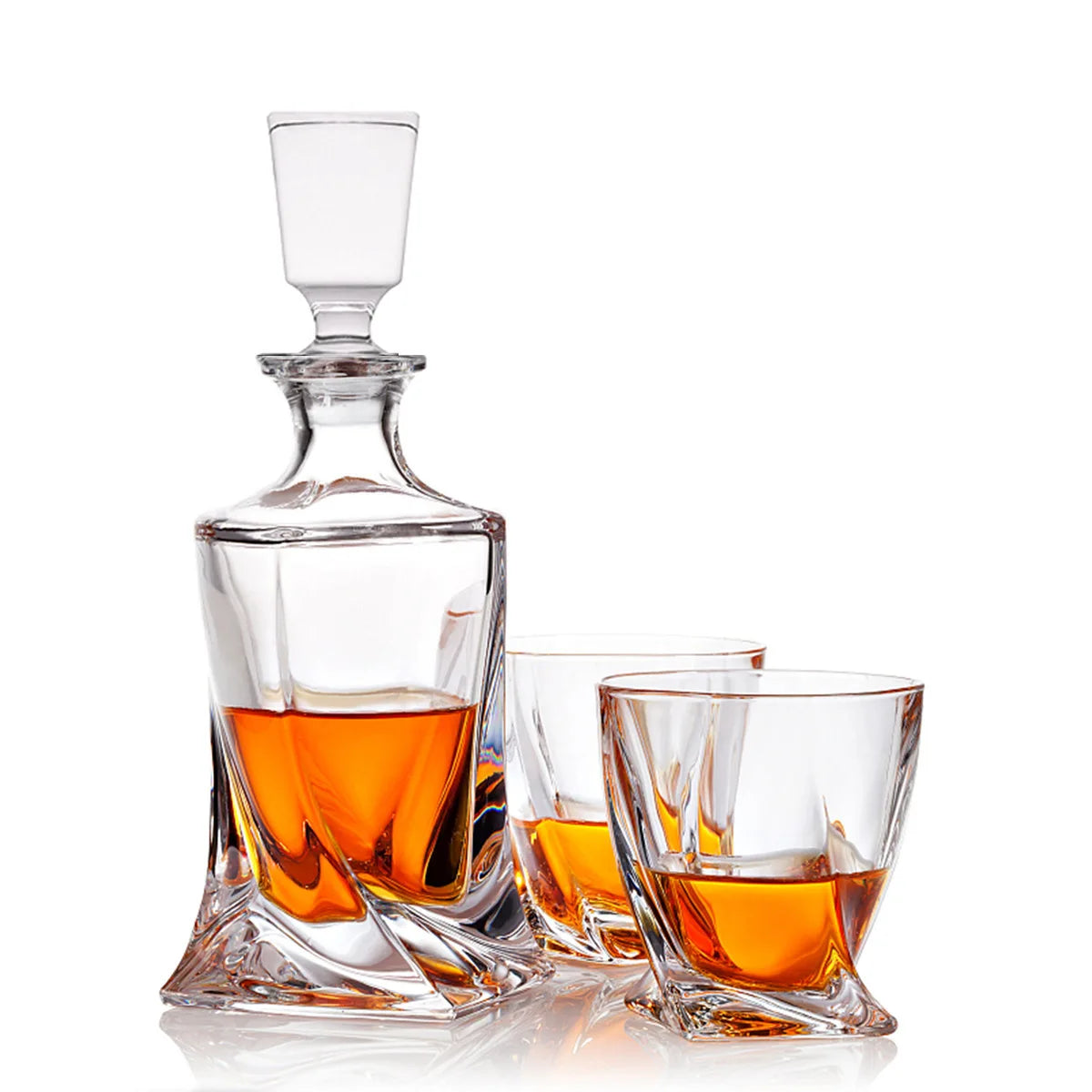 Crystal Whiskey Set with Decanter and Glasses – Luxury for Connoisseurs