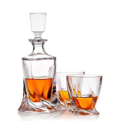 Crystal Whiskey Set with Decanter and Glasses – Luxury for Connoisseurs