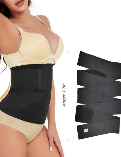Figure-Shaping Waist Belt – Adjustable Belly Wrap for Women for Body Shaping and Support
