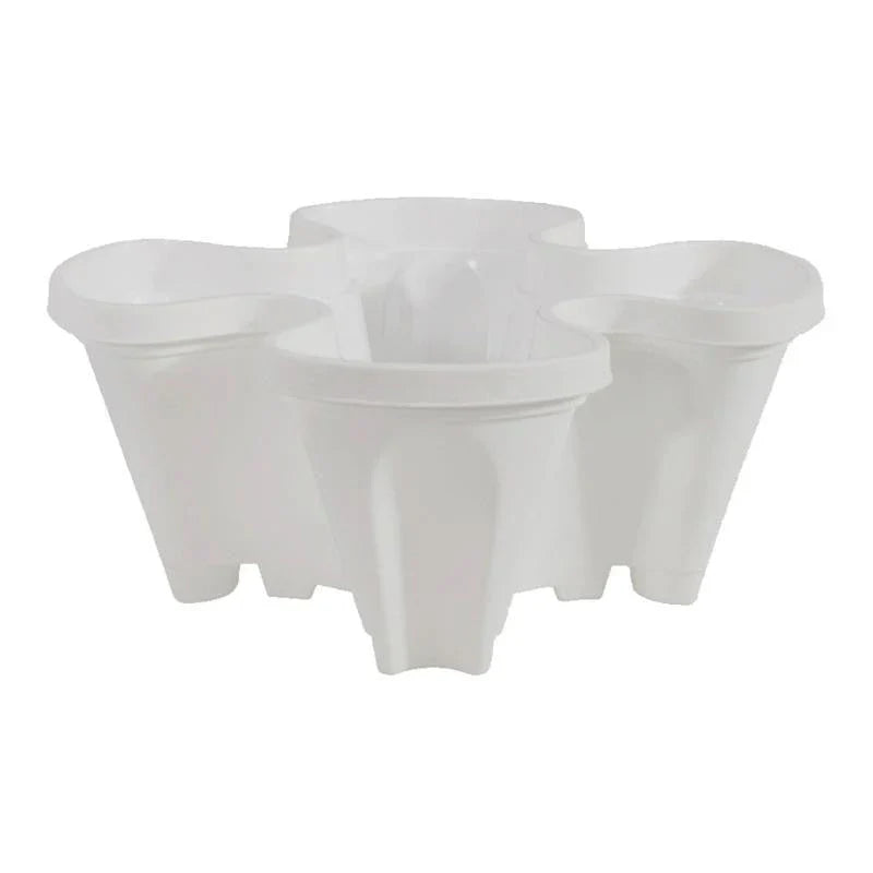 Stackable Plant Pot Set with Wheels – Practical Vertical Planting System