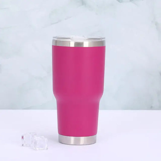 Thermo Mug with Slide Lid and Double-Wall Insulation