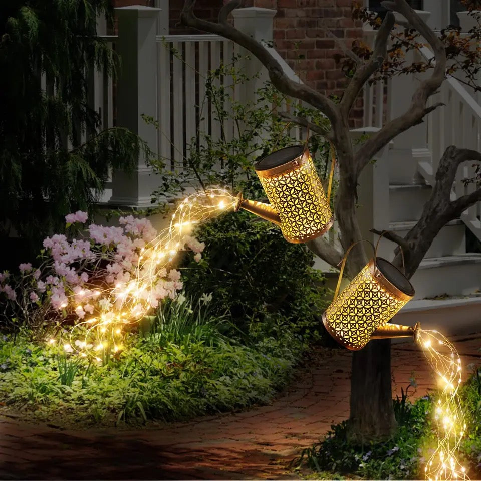 Solar Garden Light in Watering Can Shape