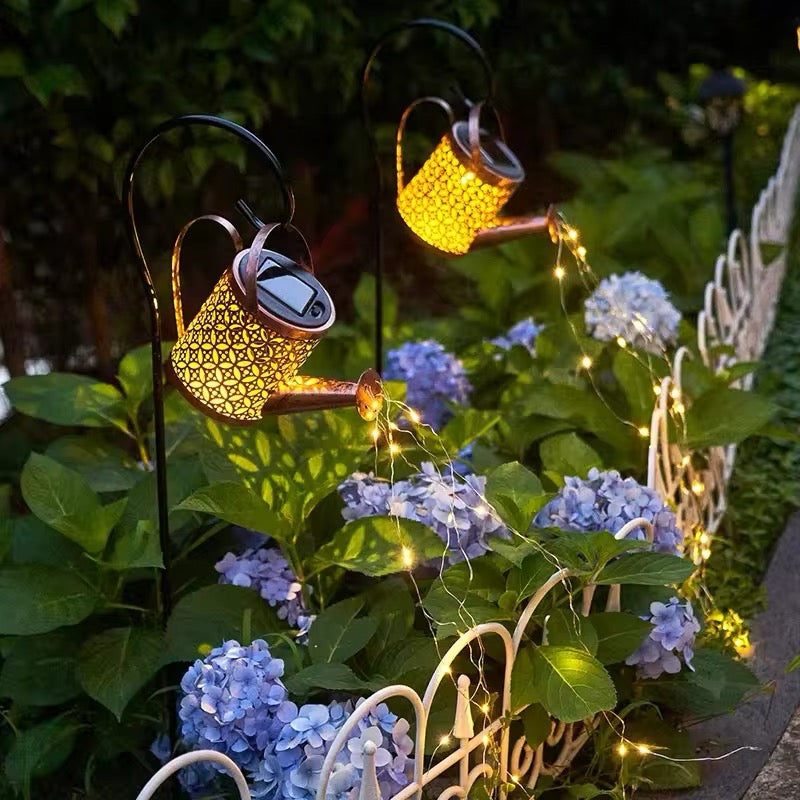 Solar Garden Light in Watering Can Shape