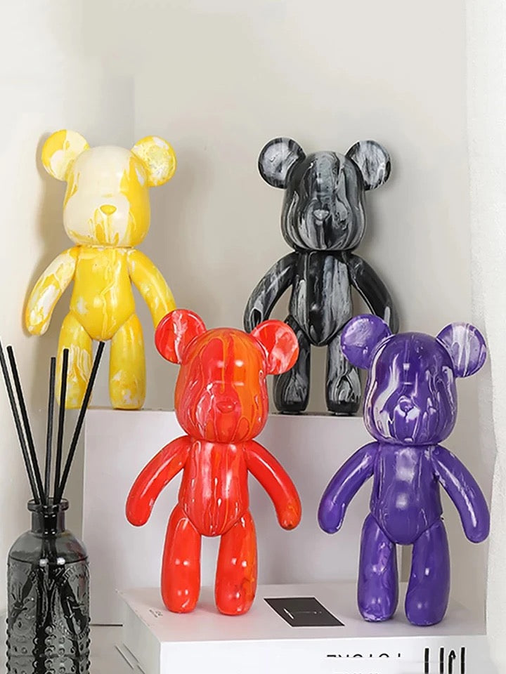 DIY Color Bear Set – Colorful Bear Figures for Creative Customization