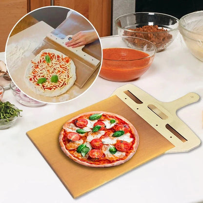 Wooden Pizza Peel – Ideal for Pizza and Dough