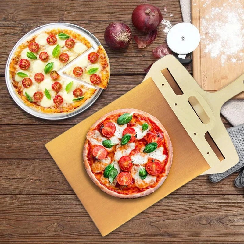 Wooden Pizza Peel – Ideal for Pizza and Dough