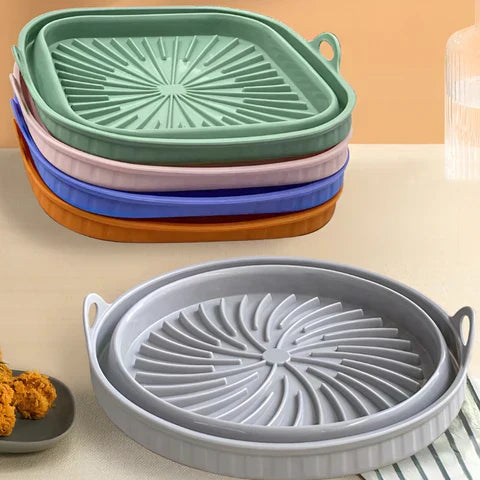 Silicone Baking Mat for Air Fryers with Heat Resistance and Non-Stick Coating