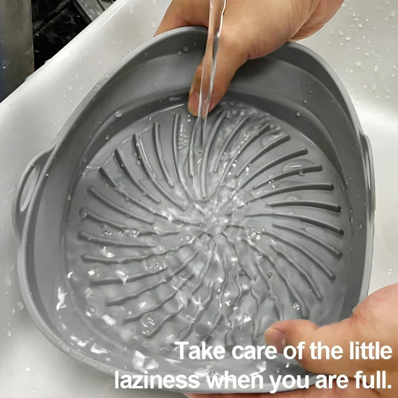 Silicone Baking Mat for Air Fryers with Heat Resistance and Non-Stick Coating