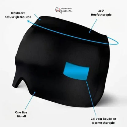 Pain-Relieving Sleep Mask for Relaxation and Recovery – Ideal for Headaches