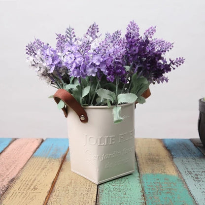 Decorative Plant Pots with Leather Handles – Stylish Flower Pots for Home and Garden