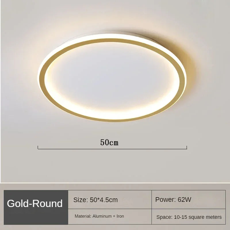 Modern Round Ceiling Lamp in Nordic Design