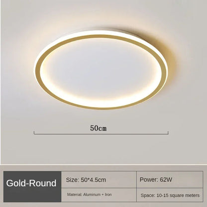 Modern Round Ceiling Lamp in Nordic Design