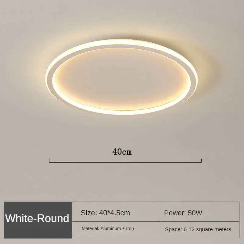 Modern Round Ceiling Lamp in Nordic Design