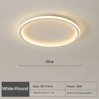 Modern Round Ceiling Lamp in Nordic Design