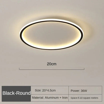 Modern Round Ceiling Lamp in Nordic Design