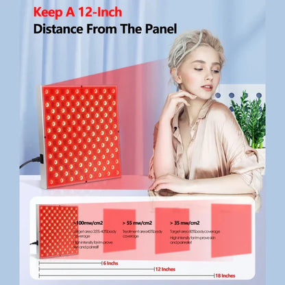 Red Light Therapy Panel for Effective Skincare and Pain Relief