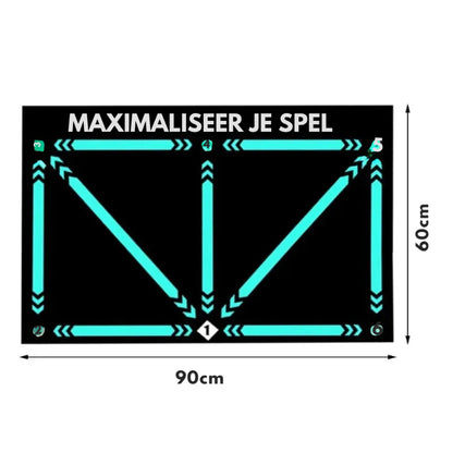 Interactive Football Training Mat – Perfect for Practicing Dribbling, Passing, and Ball Control