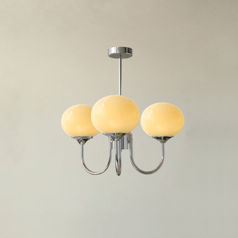 Classic Ceiling Chandelier with Glass Globes