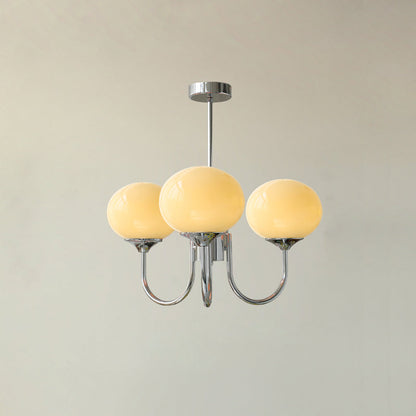 Classic Ceiling Chandelier with Glass Globes