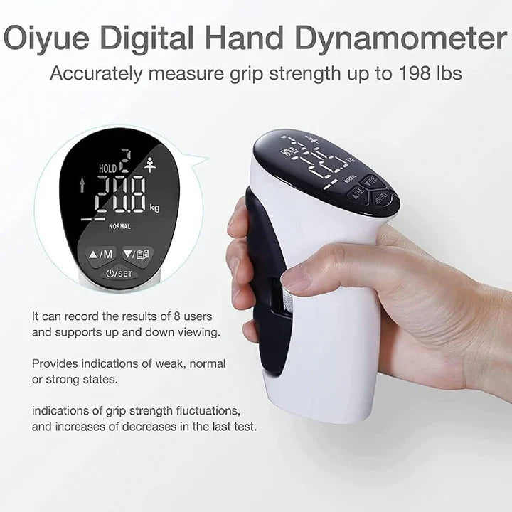 Digital Hand Grip Strength Trainer with Display – Precise Grip Strength Measurement