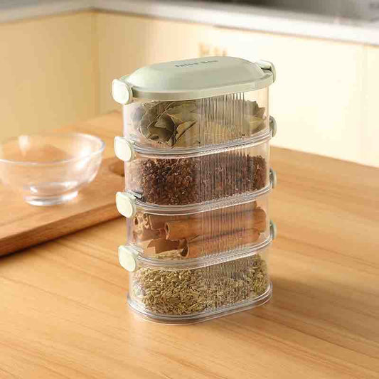 Kitchen Spice Box with Stackable Design