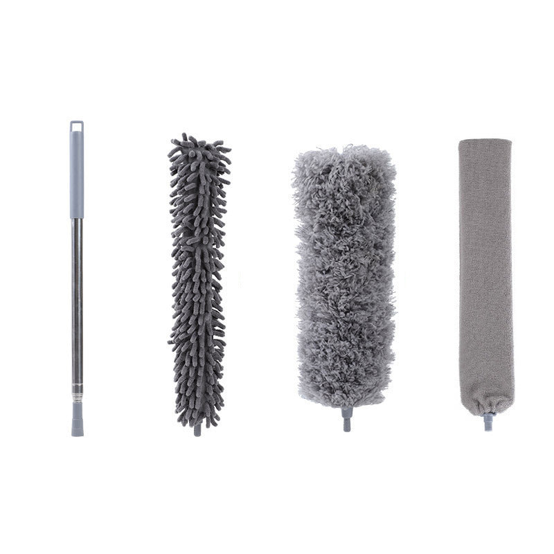Adjustable Dust Cleaner with Microfiber Attachment