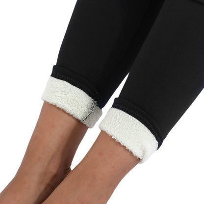 Warm Winter Leggings with Flannel Lining – Perfect for Cold Days