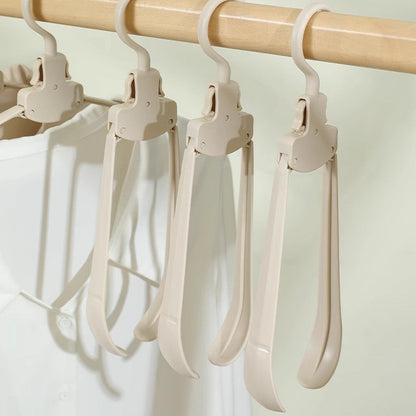 Foldable Clothes Hanger with Compact Design for Easy Storage