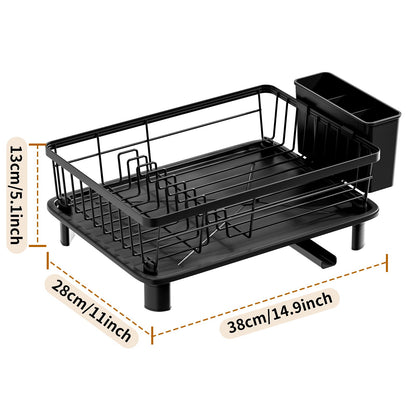 Kitchen Dish Drying Rack with Practical Drainage Function