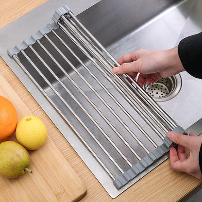 Roll-Up Drying Rack – Flexible Drying Stand for Kitchen and Bathroom