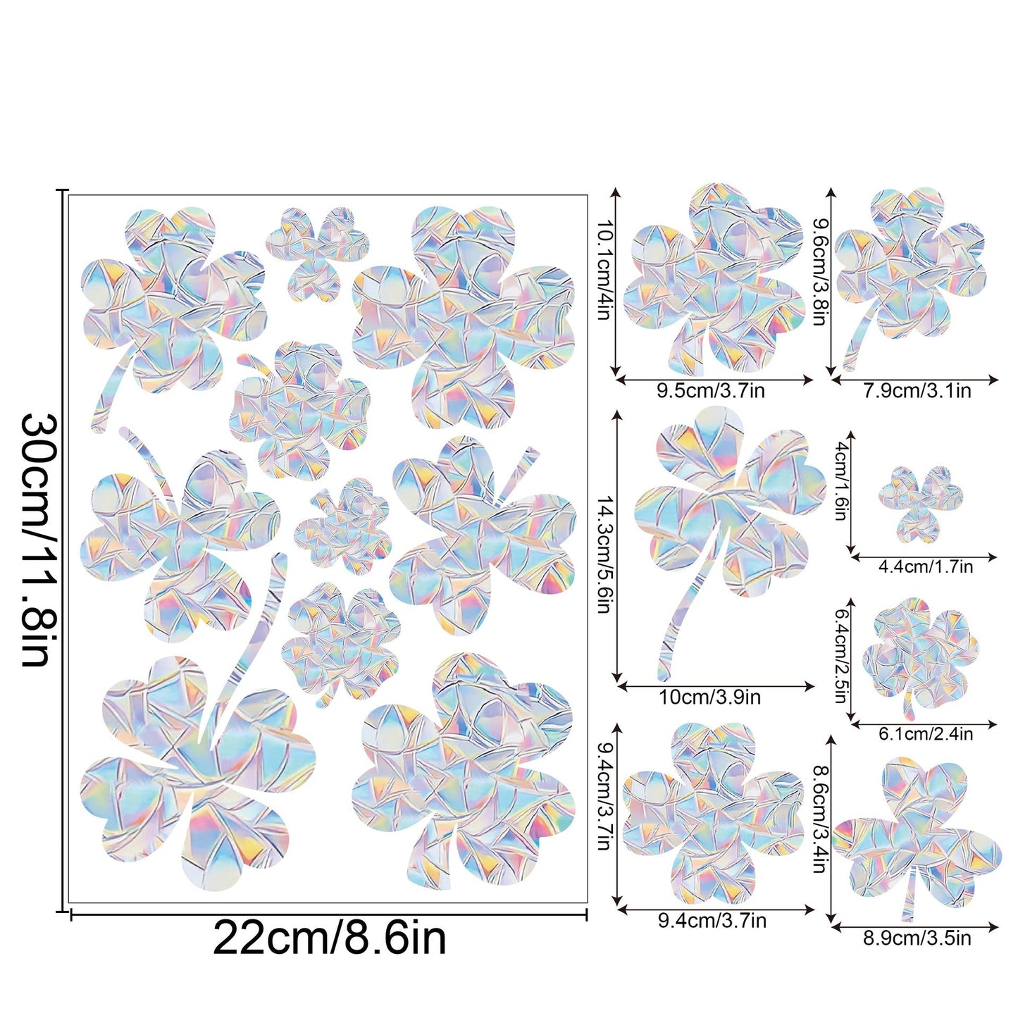 Colorful Rainbow Window Film for Sunlight Effects