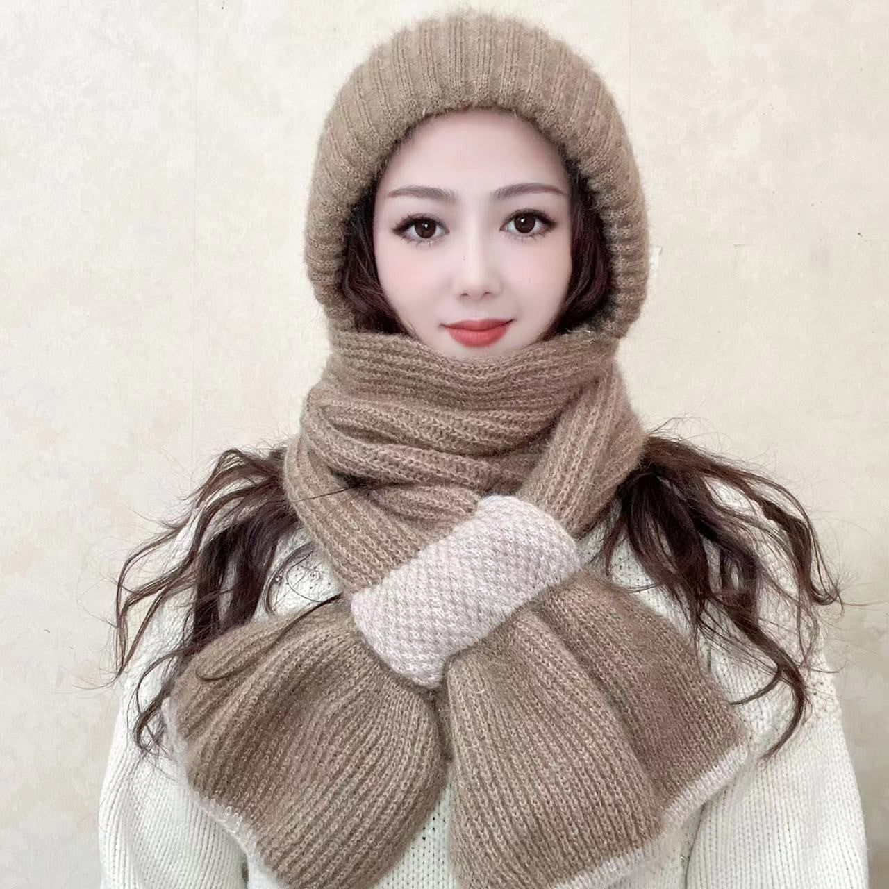 Winter Beanie Scarf for Ultimate Protection