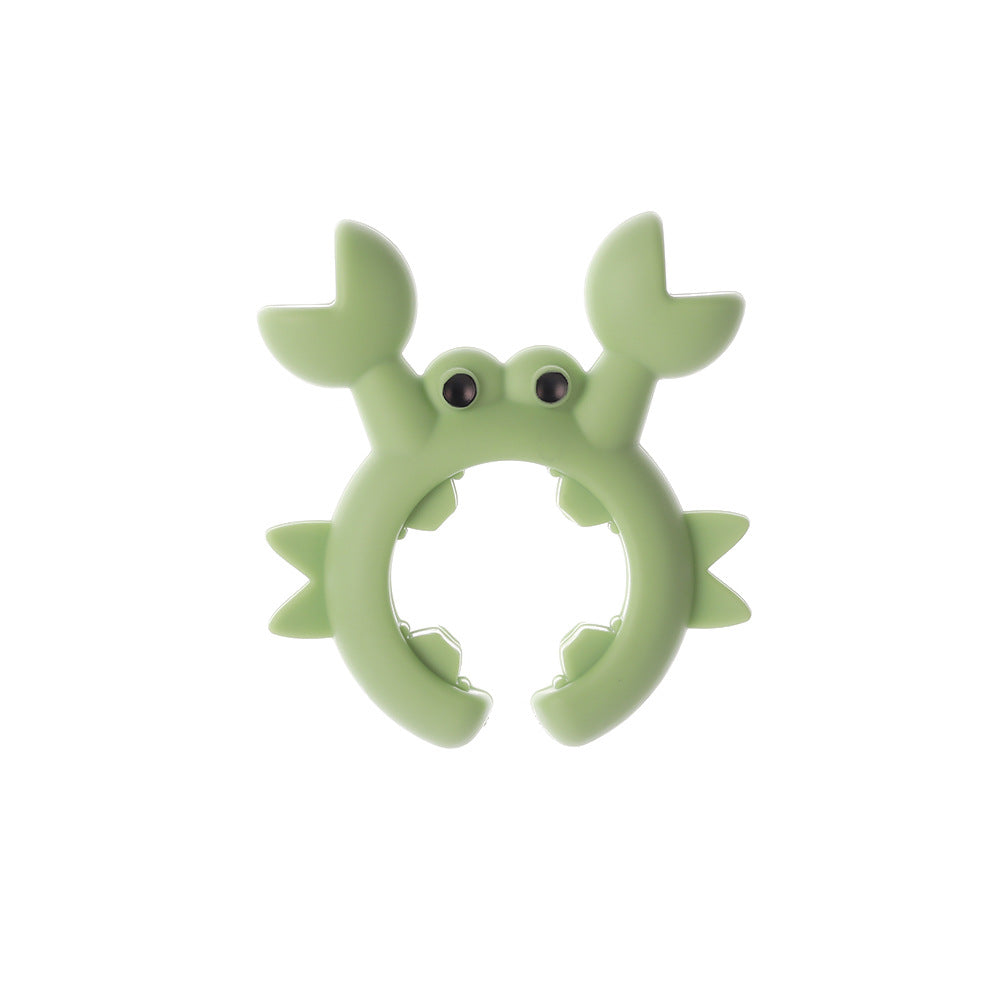 Crab-Shaped Spoon Holder – 2-Piece Silicone Set