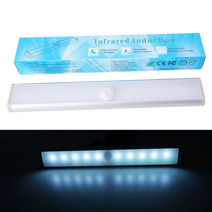Cordless LED Light Strip with Automatic Motion Sensor