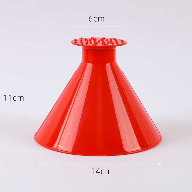 Car Ice Scraper with Ergonomic Handle