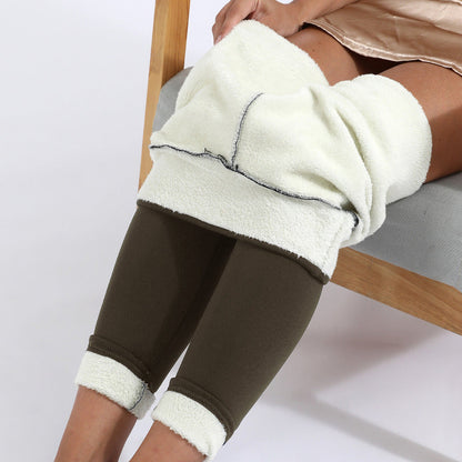 Warm Winter Leggings with Flannel Lining – Perfect for Cold Days