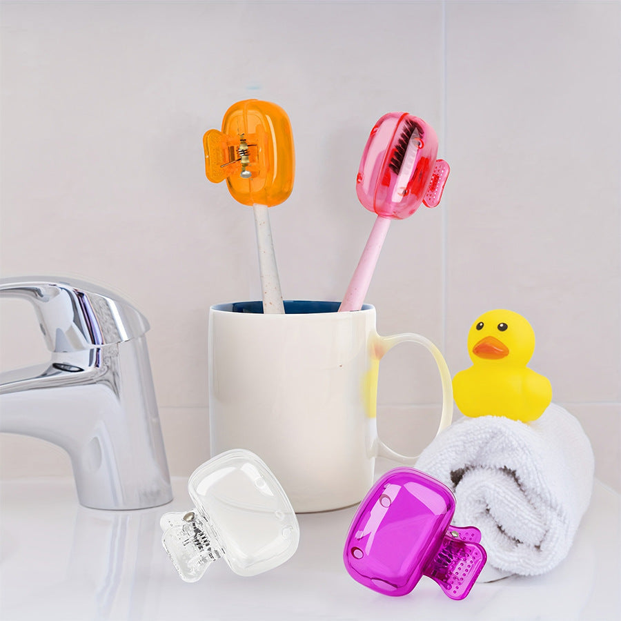 Set of 3 Toothbrush Covers for Travel and Home Use