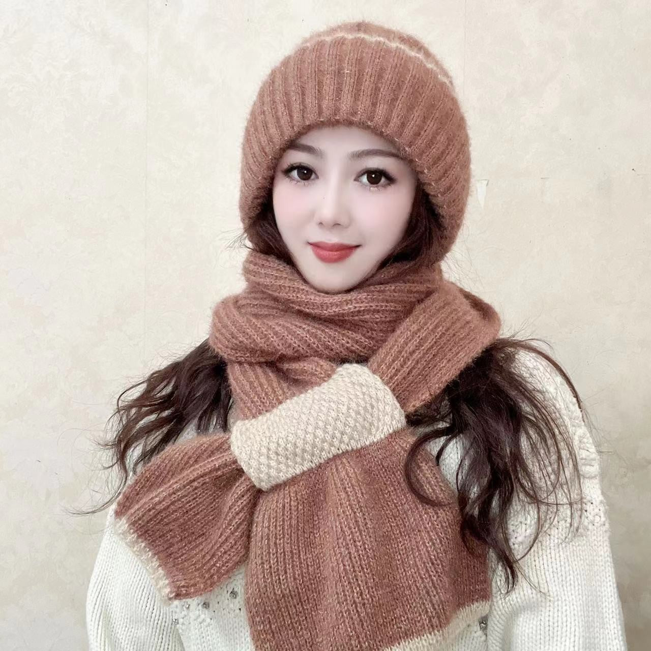Winter Beanie Scarf for Ultimate Protection