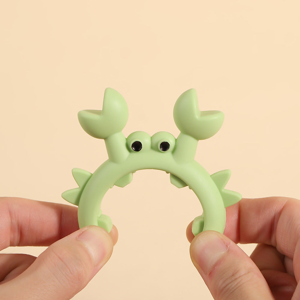 Crab-Shaped Spoon Holder – 2-Piece Silicone Set
