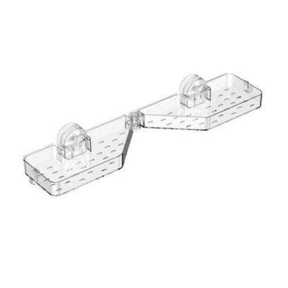Bathroom Shelf with Suction Cup – Foldable, Sturdy, and Residue-Free