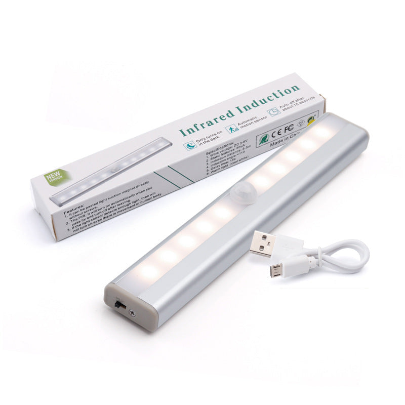 Cordless LED Light Strip with Automatic Motion Sensor