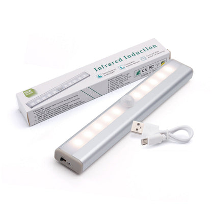Cordless LED Light Strip with Automatic Motion Sensor