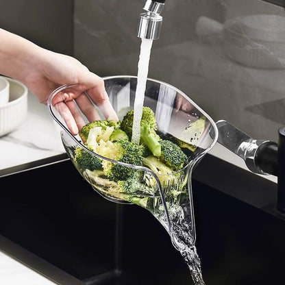 Transparent Colander for Pasta and Vegetables