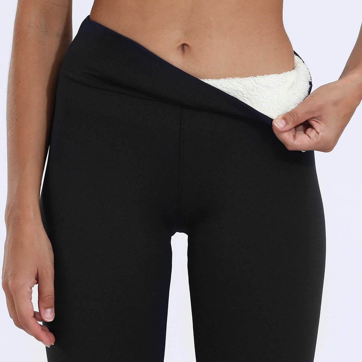 Warm Winter Leggings with Flannel Lining – Perfect for Cold Days