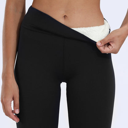 Warm Winter Leggings with Flannel Lining – Perfect for Cold Days
